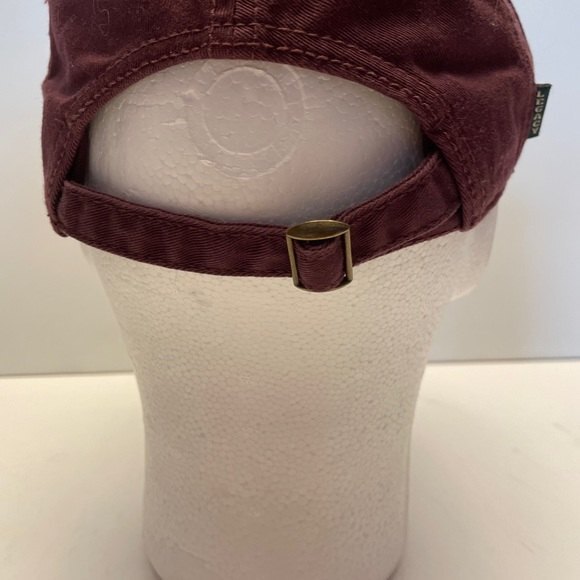 Legacy Brand Maroon Cap White Dog Logo Twill Cap/Hat - Picture 5 of 8